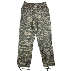 US Army Combat Uniform Pants 31x30 Regular‎ Digital Camo Ripstop Button Fly